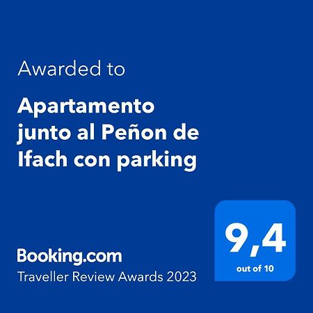 Apartamento Junto Al Penon De Ifach Con Parking Calpe Kültér fotó